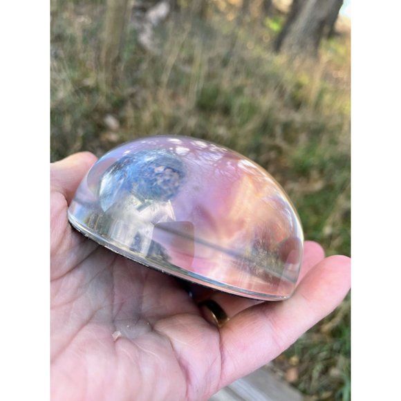 Punch Studios Paperweight Old Script Letter U French Crystal NIB - Picture 6 of 7